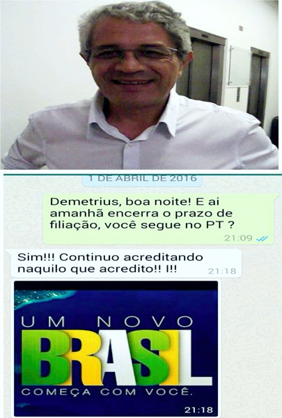 DIVINÓPOLIS: Demétrius Arantes Pereira segue filiado ao Partido dos Trabalhadores e pré-candidato a prefeito Demetrius candidato2